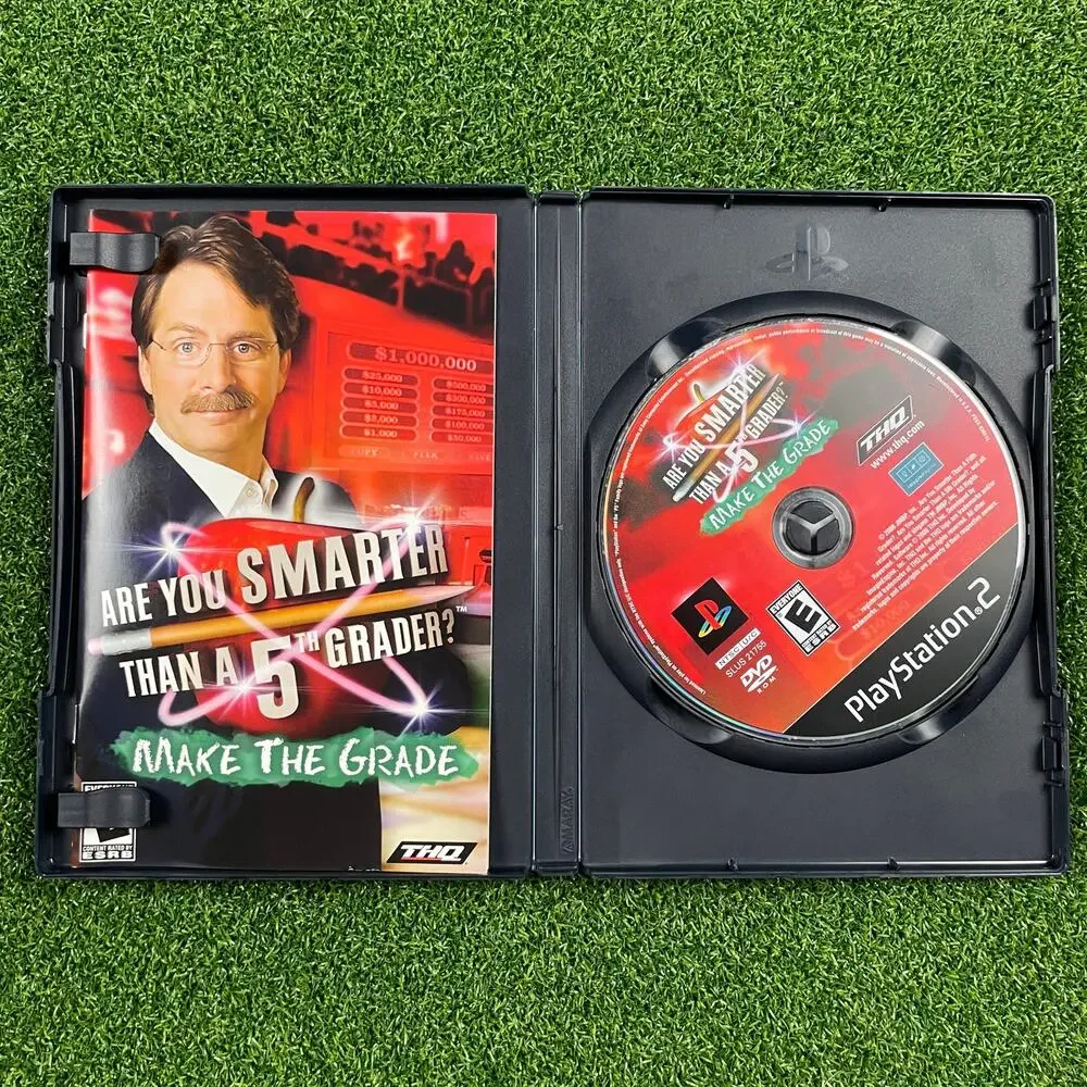 Are You Smarter Than A 5th Grader Make The Grade (Sony PlayStation 2, 2008) CIB